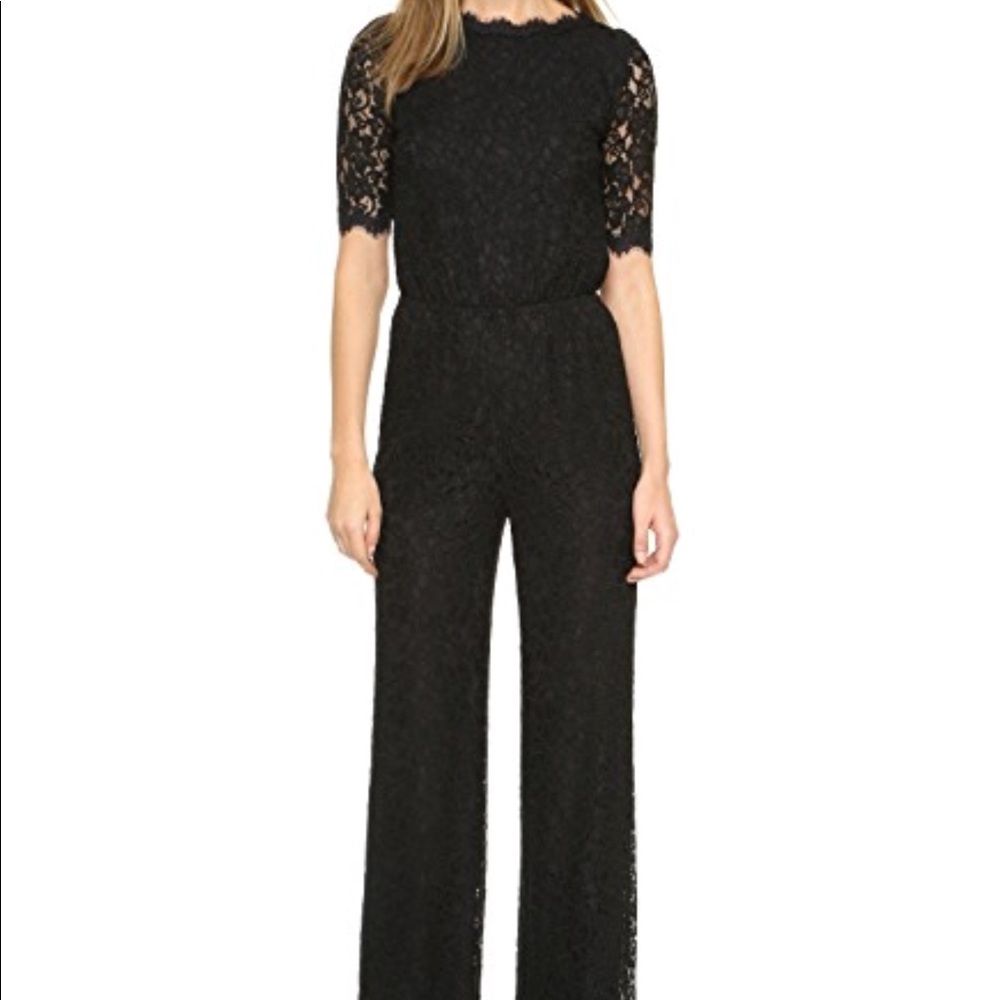 Diane Von Furstenberg black kendra jumpsuit